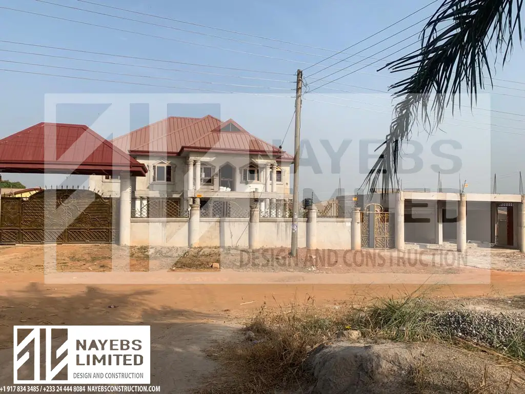 A Completed 1-Storey Building Mansion Anwomaso, Ashanti region, Ghana