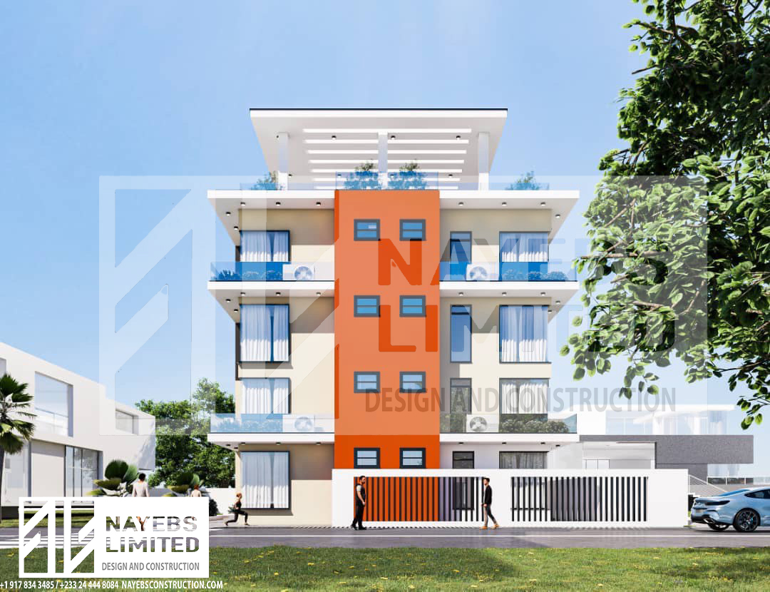 Proposed 5 level apartments to be built at Tema