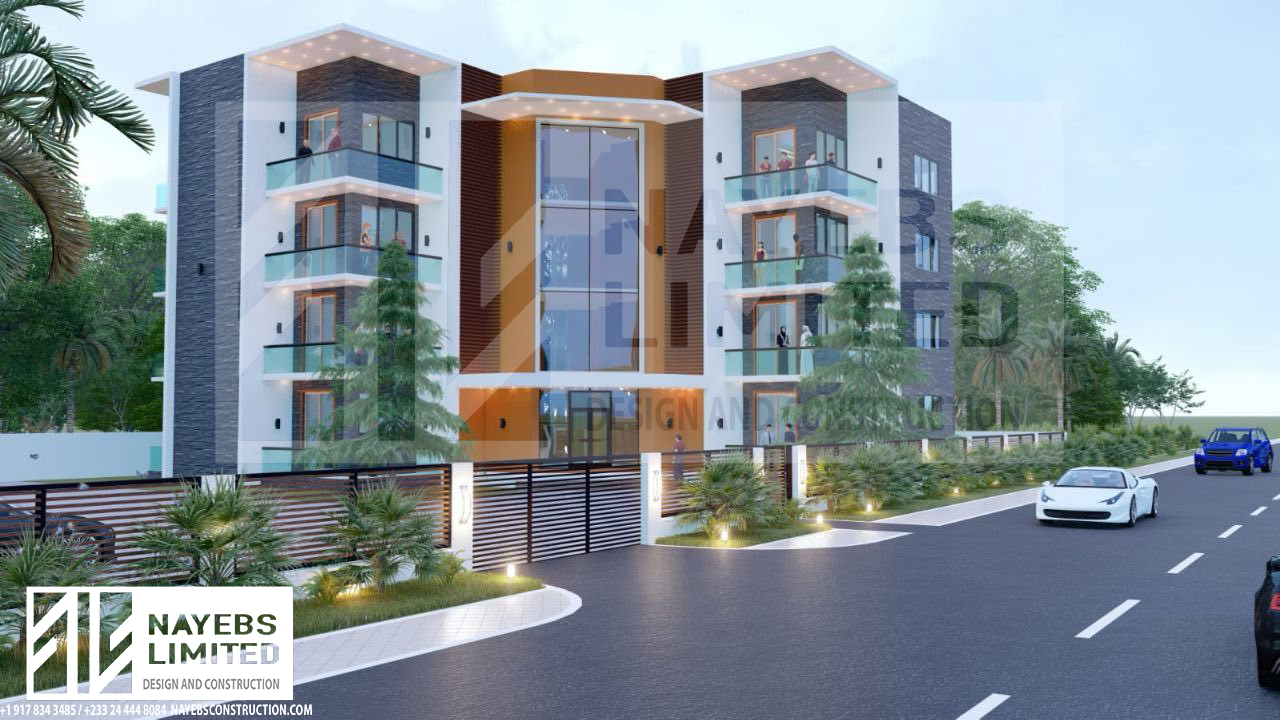 Proposed 4-level apartments to be built in Kasoa CR