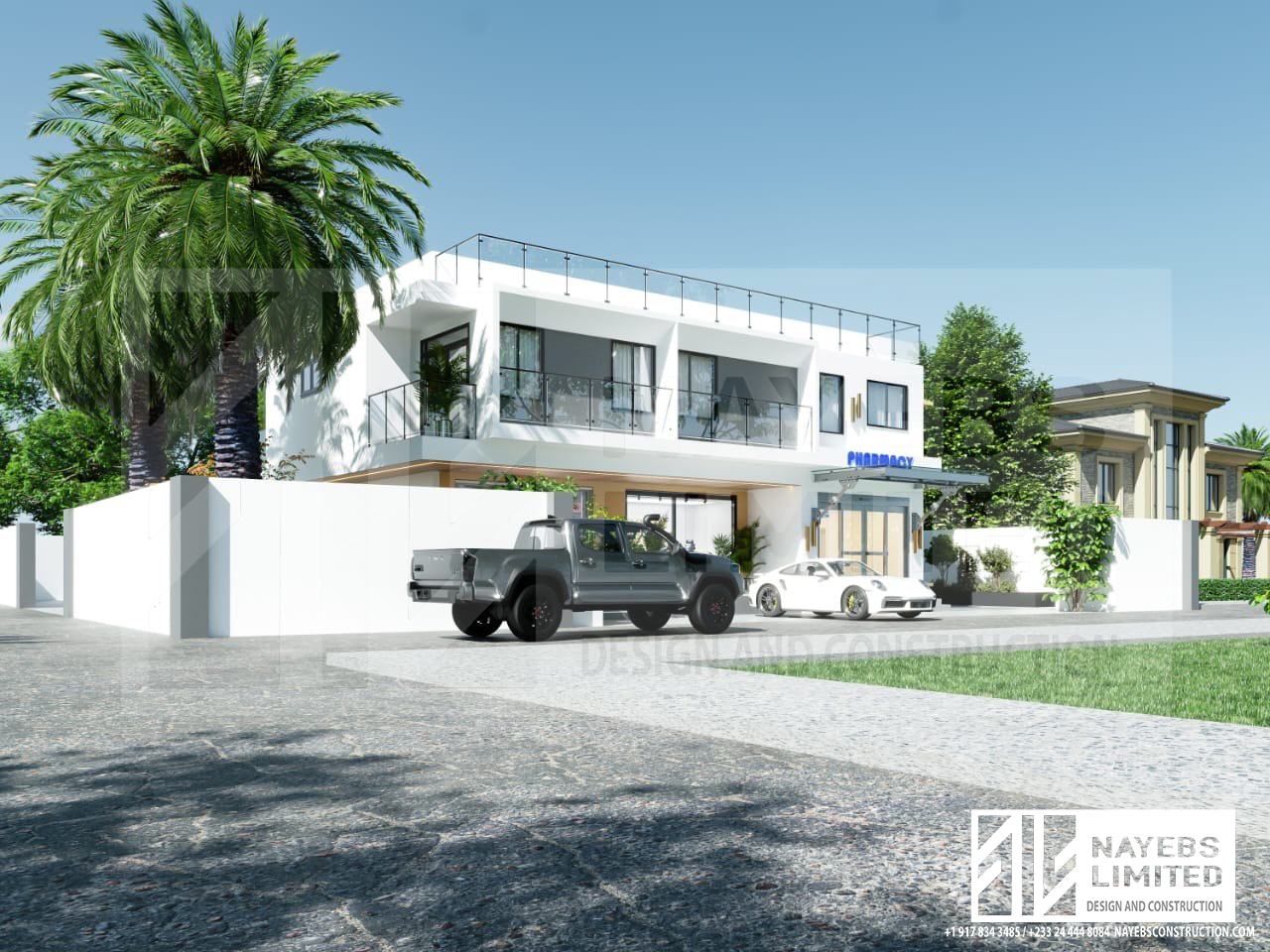 Proposed multi purpose facility under construction